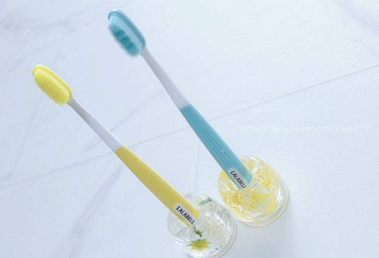  교정칫솔,라라벨 실리콘 칫솔:)치과치료 후 후련한 칫솔질!
