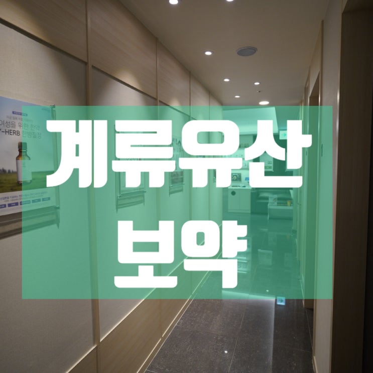  광명계류유산보약 꼼꼼한 회복을