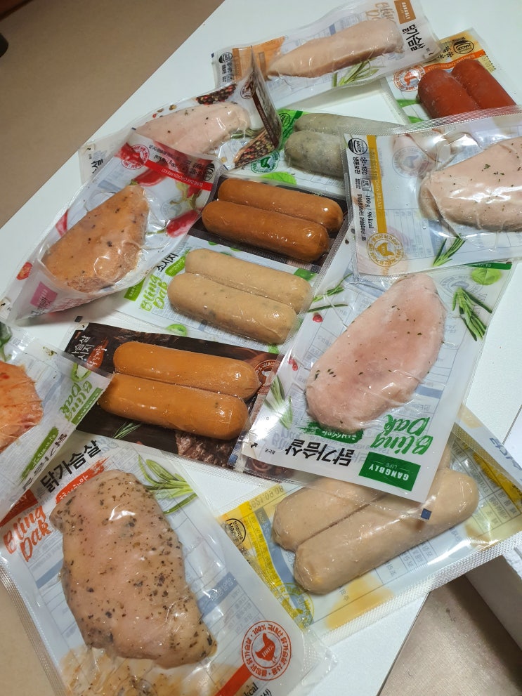  블링닭 닭가슴살로 골고루 맛있게 먹고 다이어트식단 짜보아요