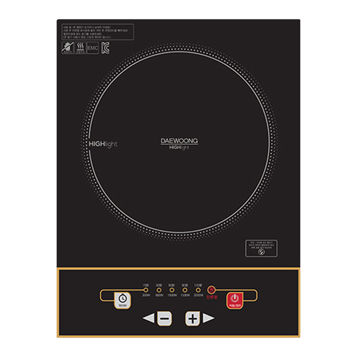 많이 팔린 대웅 하이라이트 세라믹 전기레인지 1구, DW-EH102 알아요?