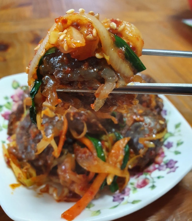  매운순대볶음 먹어보았습니다! 매운음식이랑 순대 좋아하는 사람 모여라~