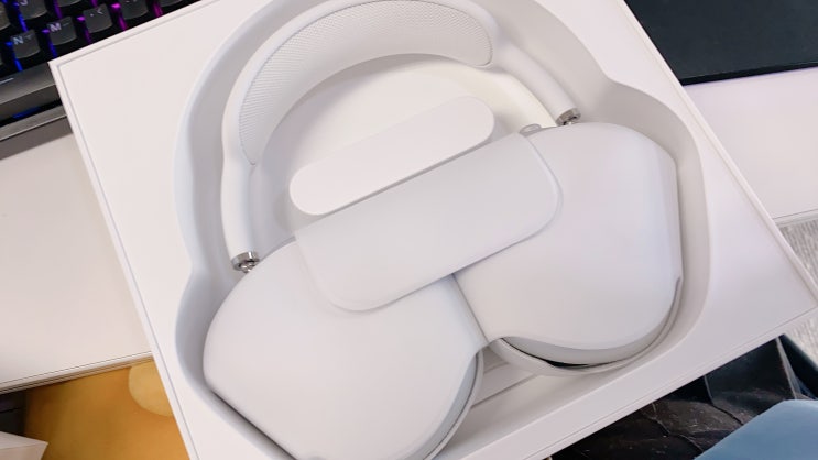  에어팟 맥스(AirPods Max) 구매 언박싱&1주일 사용 후기