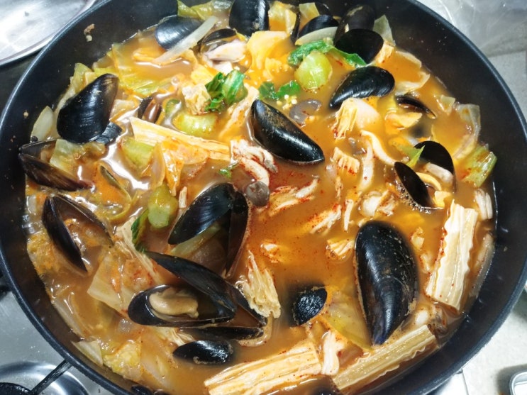  집에서 불맛짬뽕만들기_청정원직화짬뽕