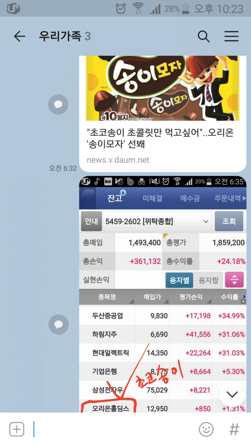 자식 #주식 #투자 #경제 #금융 #미리 #가르치기 #오리온 #치토스 #초코송이 #송이모자 : 네이버 블로그