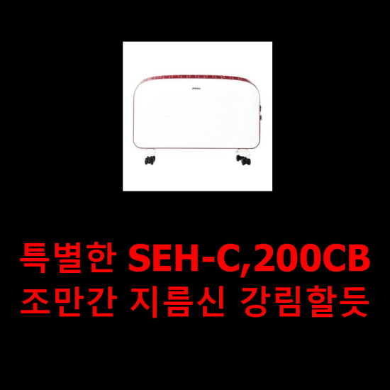  특별한 SEH-C,200CB 조만간 지름신 강림할듯