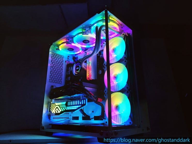  5600X RTX3070 3열수냉쿨러 LED 튜닝 고사양 컴퓨터 판매