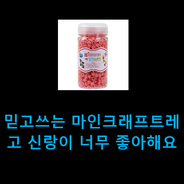  믿고쓰는 마인크래프트레고 신랑이 너무 좋아해요