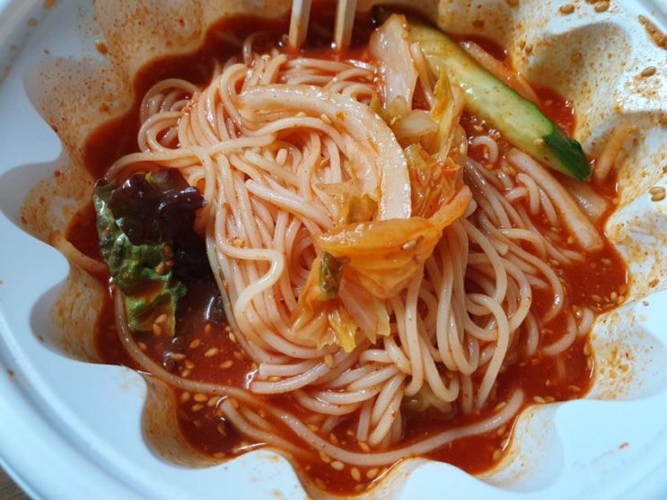  [천안] 비빔국수 맛집 망향비빔국수 포장/메뉴추천/가격/메뉴판/주차/맛/솔직후기 (비빔국수,잔치국수,갈비손만두)