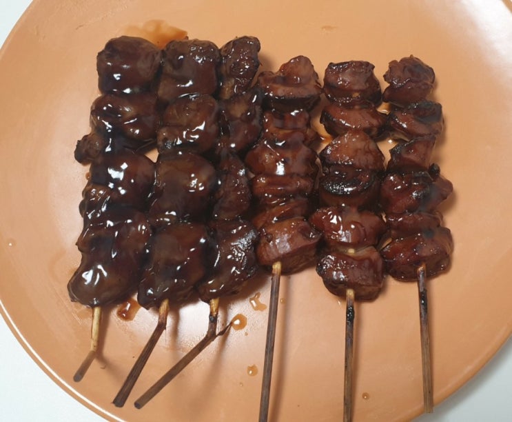 노브랜드 근위염통 닭꼬치 에어프라이어 후기 - 비추천.. 노브랜드 근위염통 닭꼬치 에어프라이어 후기 - 비추천..