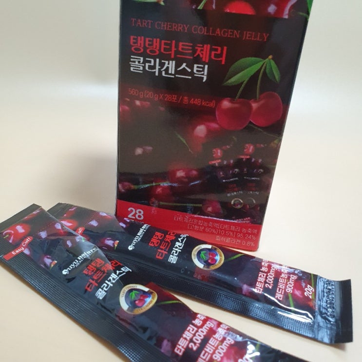  [조지나마켓 탱탱타트체리] 맛있게 이너뷰티 챙기는 타트체리젤리