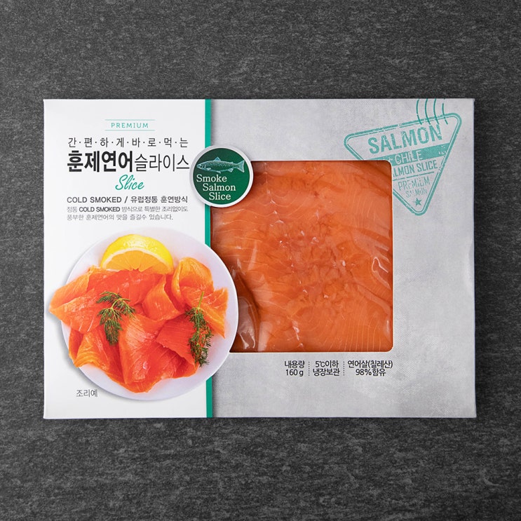 최근 많이 팔린 간편하게 바로먹는 훈제연어 슬라이스, 160g, 1개(로켓배송) 추천해요