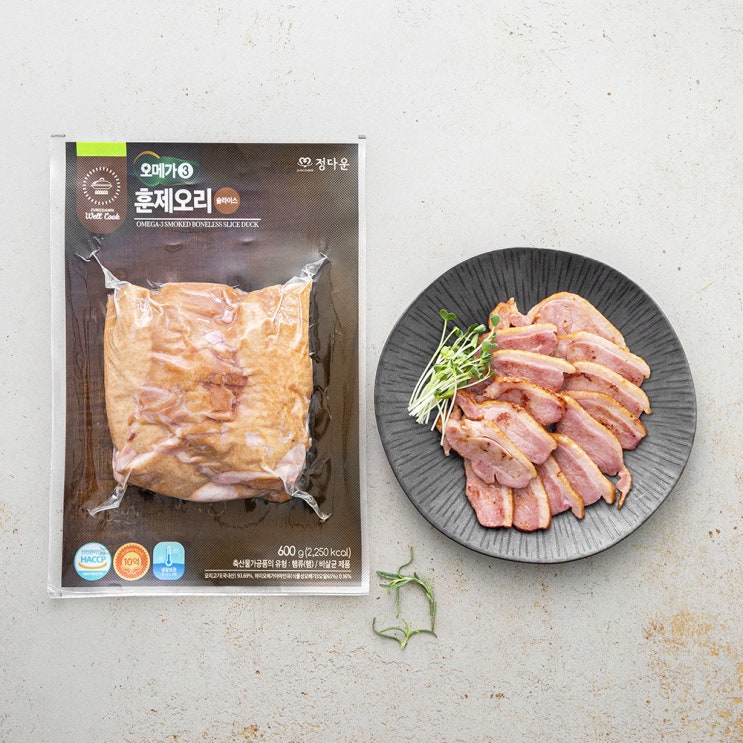 선호도 높은 정다운 오메가3 훈제오리, 600g, 1개(로켓배송) 추천합니다