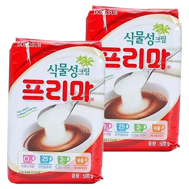 후기가 정말 좋은 동서 식물성크림 프리마, 500g, 2개 추천합니다