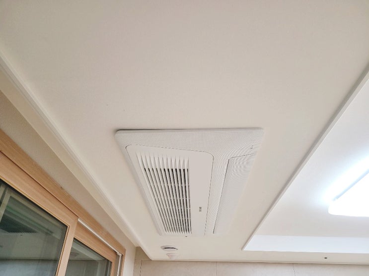  시흥 은계파크자이 31평시스템에어컨 설치했습니다