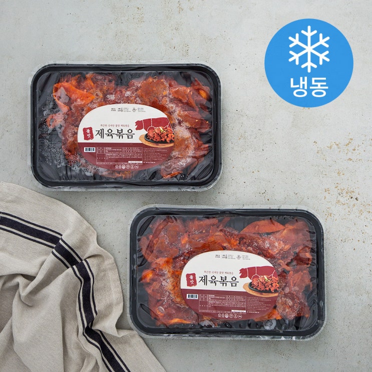 선호도 높은 불맛 제육볶음 (냉동), 400g, 2개입(로켓배송) ···