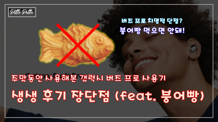  [버즈 프로 후기] 장단점 분석 - 치명적 단점 : 붕어빵 먹으며 음악 감상 불가! (버즈 프로 후기 3/3)
