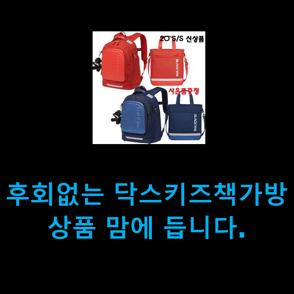 후회없는 닥스키즈책가방 상품 맘에 듭니다.