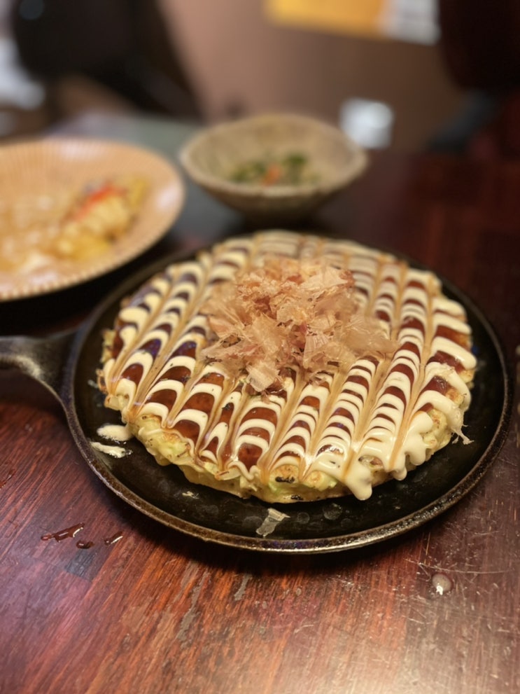  [내돈내먹] 오코노미야끼가 너무 맛있었던 건대 포비 - 건대 맛집추천!