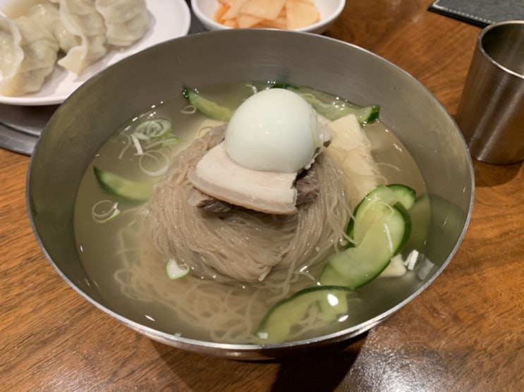  신세계 본점 평양면옥 냉면 호로록