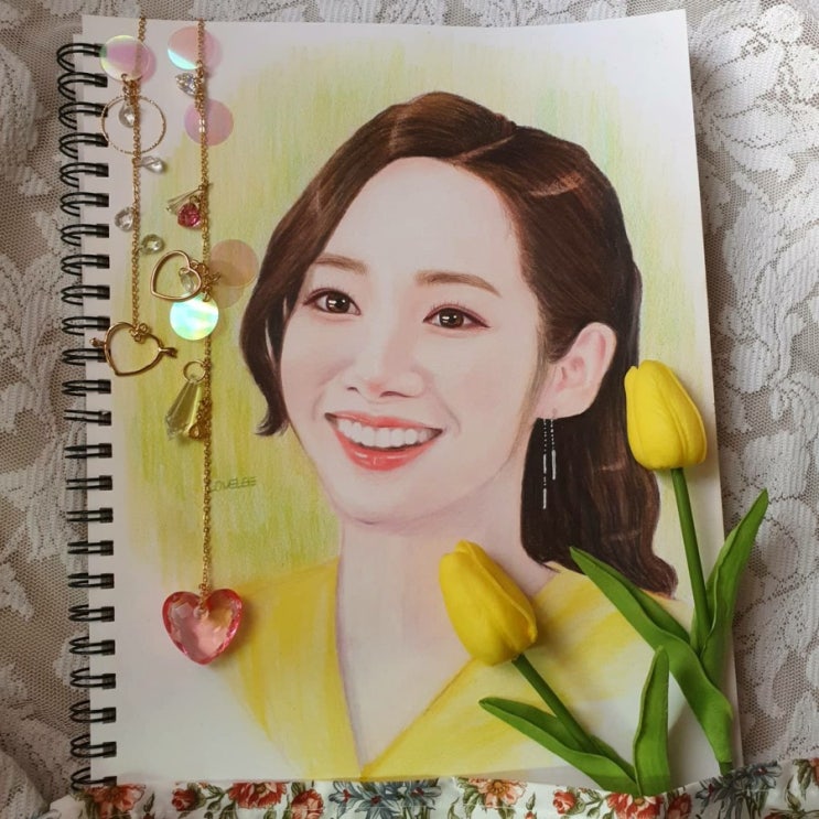  [인물화] 김비서가 왜 이럴까 박민영 색연필 초상화 팬아트