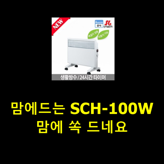 맘에드는 SCH-100W 맘에 쏙 드네요