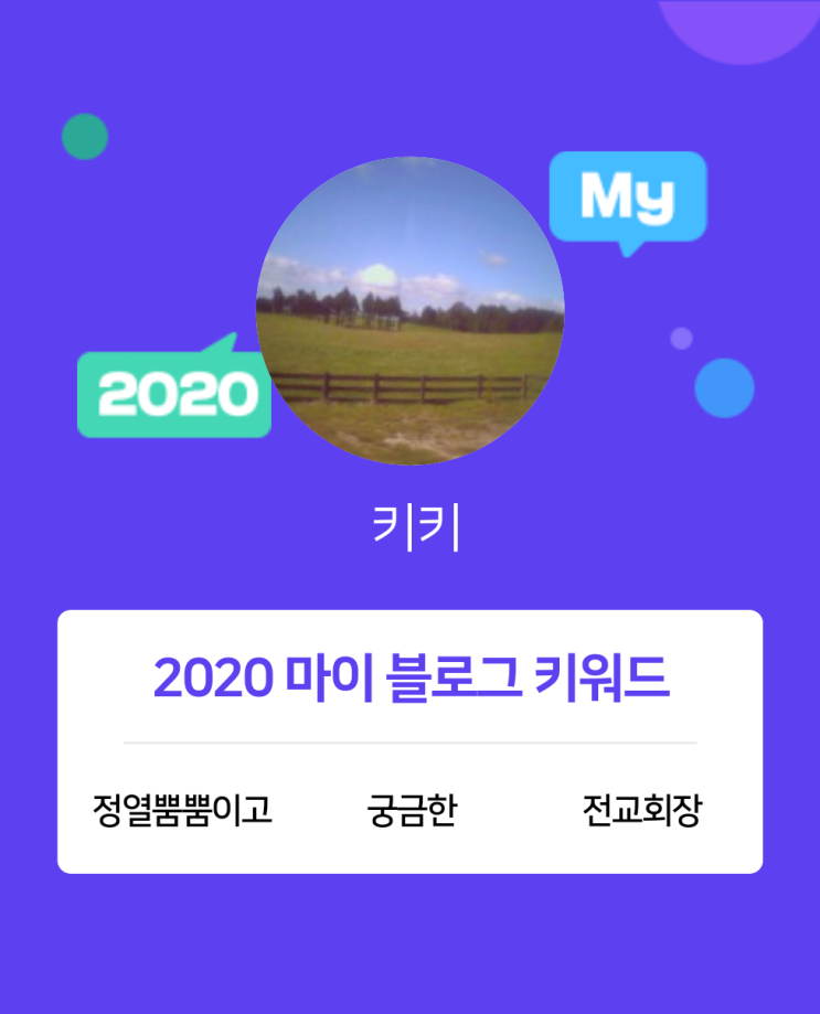 [2020 마이블로그 리포트] 한 눈에 보는 올해 내 블로그 데이터!