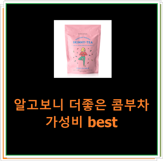 알고보니 더좋은 콤부차 가성비 best