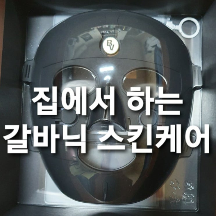  갈바닉 마스크로 피부홈케어하기 (feat. 내돈내산)