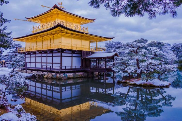  [랜선 타고 일본여행] 겨울의 금각사(雪の金閣寺)【교토】