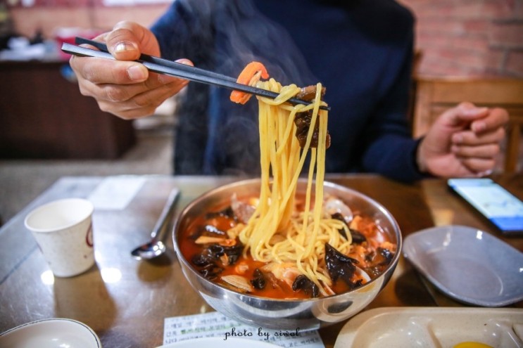 몽산포 다녀오면서 들린 생활의 달인 태안 육짬뽕 맛집 신태루