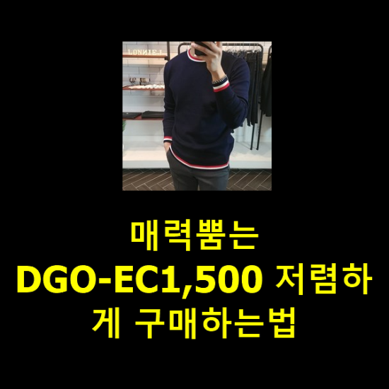 매력뿜는 DGO-EC1,500 저렴하게 구매하는법 매력뿜는 DGO-EC1,500 저렴하게 구매하는법