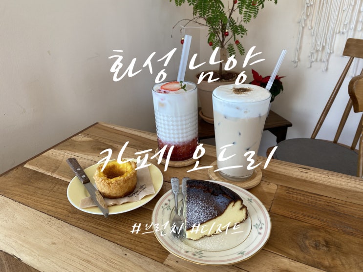  화성 남양 카페 디저트와 브런치 맛집 "카페 오드리"