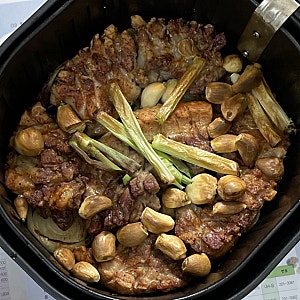 동네 맛집 가능한 에어프라이어 벌집 삼겹살 레시피!
