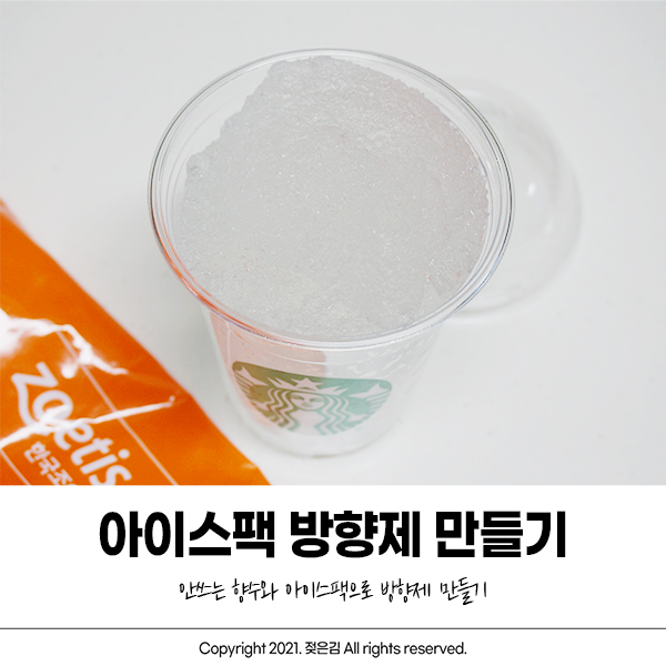 안쓰는 향수로 아이스팩 방향제 만들기 안쓰는 향수로 아이스팩 방향제 만들기
