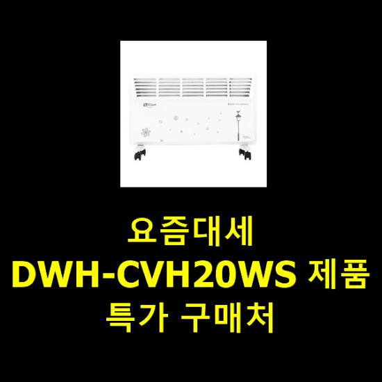 요즘대세 DWH-CVH20WS 제품 특가 구매처