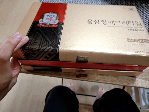  혼자 먹으려 산 홍삼정 에브리타임 50포 구입 후기 (내돈내산, 홍삼 추천, 사은품)