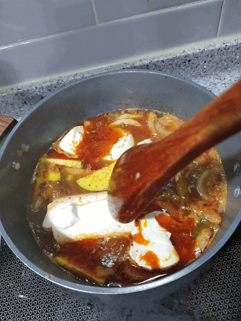  자취생의레시피 "순두부찌개"