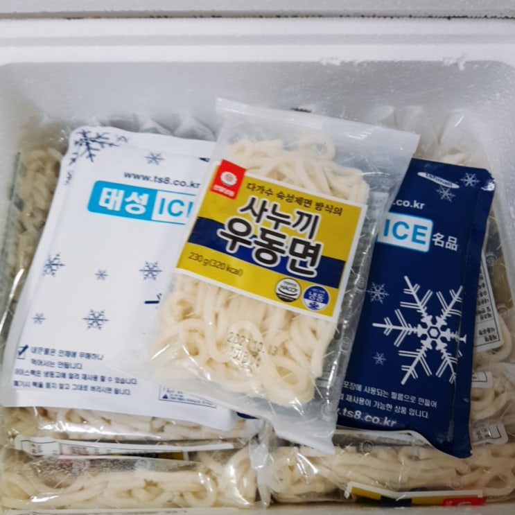 우동 마니아 딸이 찾는 천일식품 "사누끼 우동면 "