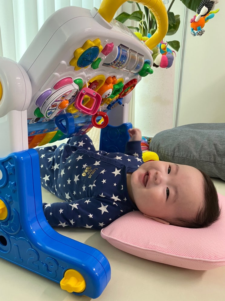  예준이 100일선물 조카선물추천 "에듀테이블" & "퐁퐁모자"