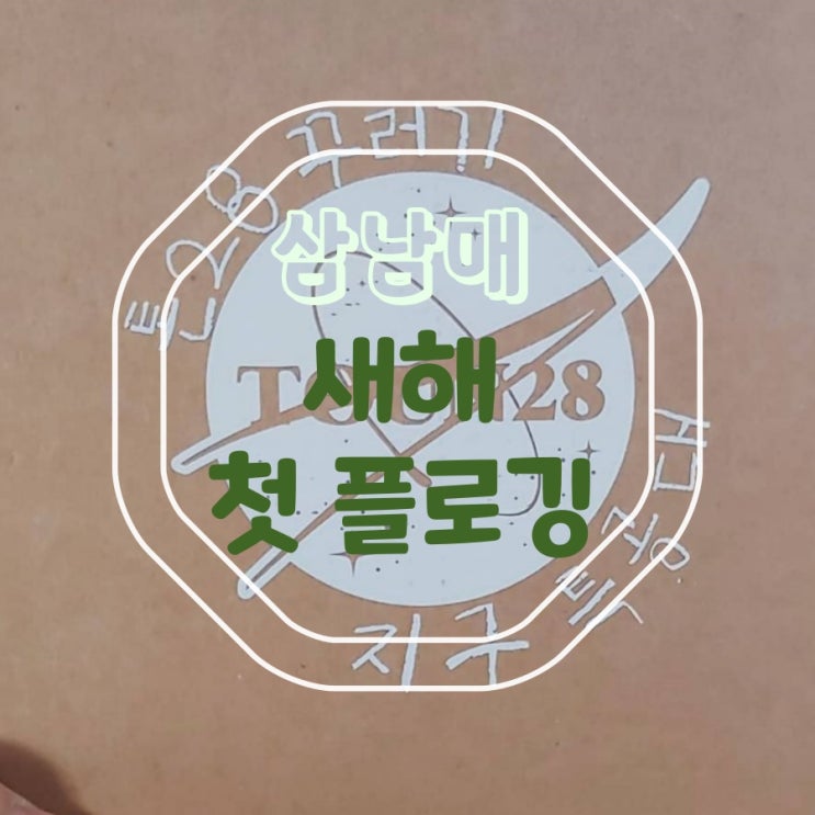  새해 첫 플로깅 (쓰레기 줍기)