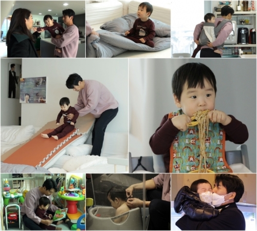  '아내의맛' 이필모, 서수연 없이 '나홀로 담호 육아'…놀이부터 먹방까지