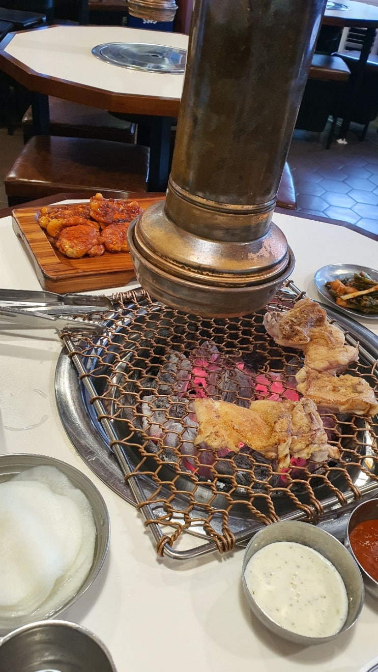 성수역 맛집 계탄집 숯불 닭갈비, 닭발 튀김