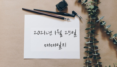  2021년 1월 25일 매매일지