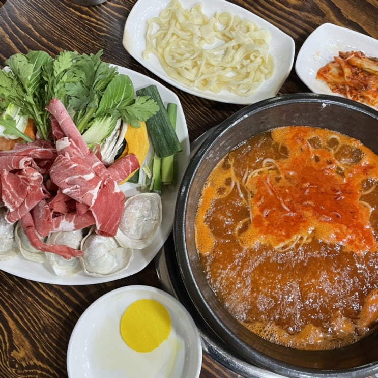  시원한 전골이 먹고싶을땐, 구암동 한희수 개성만두