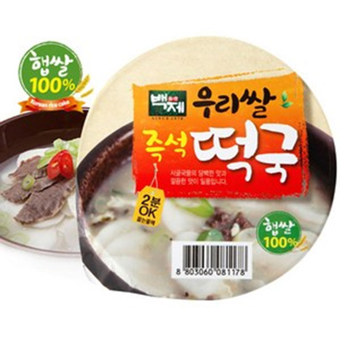 잘나가는 백제 우리쌀 햅쌀 즉석 떡국 163g x 8개 ··· 잘나가는 백제 우리쌀 햅쌀 즉석 떡국 163g x 8개 ···