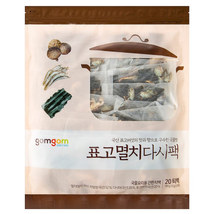최근 많이 팔린 곰곰 구수한 국물용 표고멸치 다시팩, 300g, 1개(로켓배송) 좋아요 최근 많이 팔린 곰곰 구수한 국물용 표고멸치 다시팩, 300g, 1개(로켓배송) 좋아요