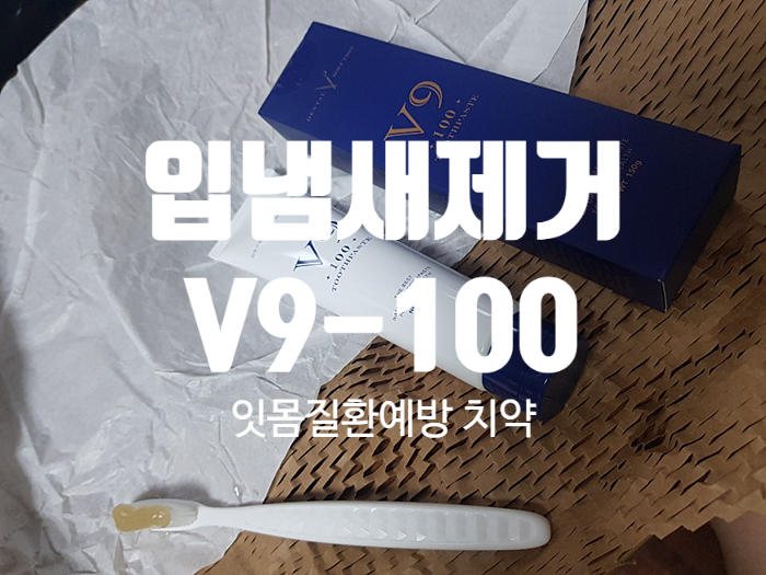 입냄새제거치약 미백효과 『 V9-100 치약 』