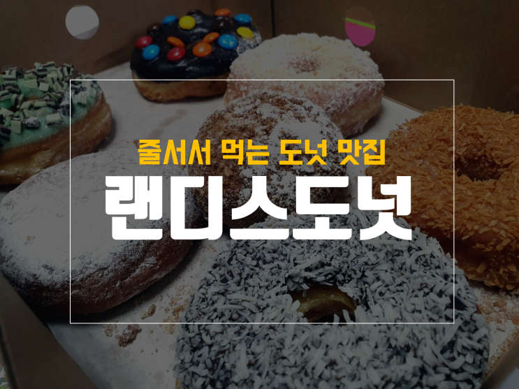  대구 랜디스 도넛 동성로점 후기, 추천메뉴는 뭘까?