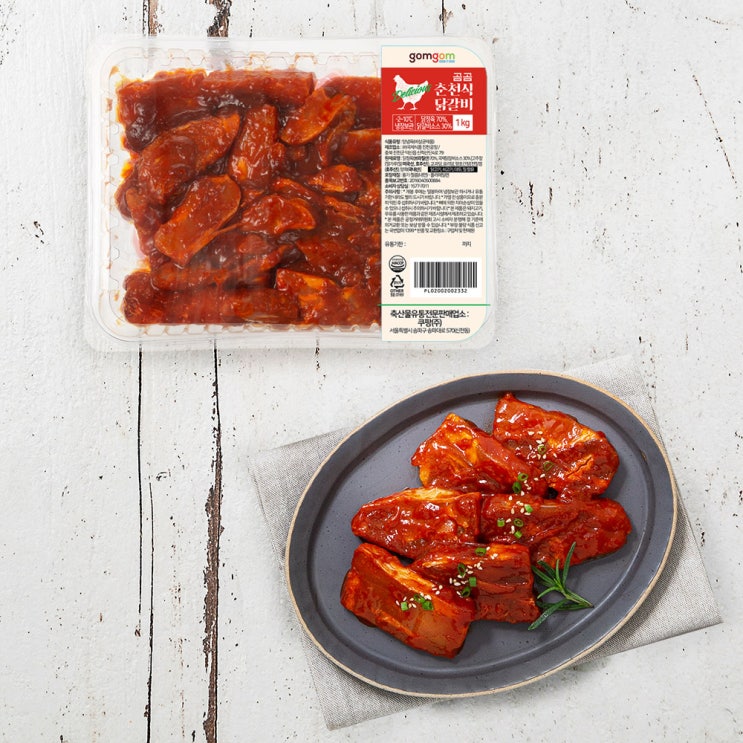 잘팔리는 곰곰 춘천식 닭갈비 (냉장), 1kg, 1개(로켓배송) ··· 잘팔리는 곰곰 춘천식 닭갈비 (냉장), 1kg, 1개(로켓배송) ···