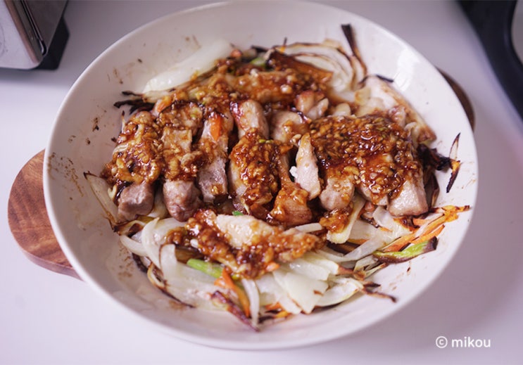  맛있는테이블의 한돈 숯불맛 등심 스테이크 만드는법